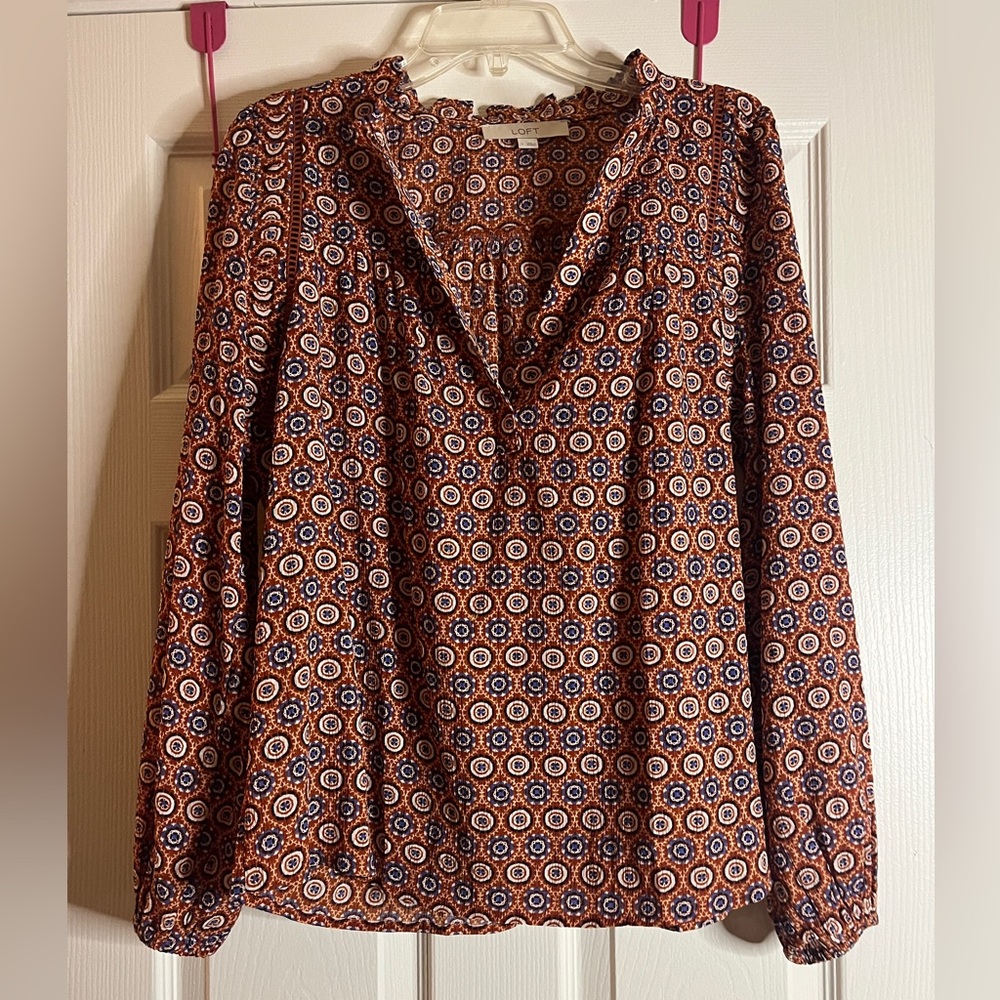 Orange blouse